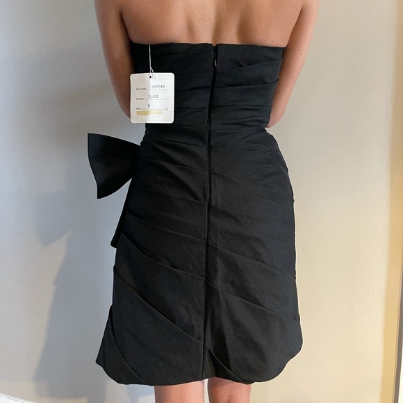 Jovani Cocktail Dress Black - Picture 3 of 4